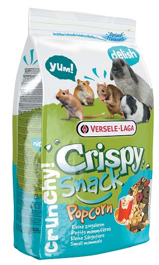 Корм для грызунов Versele-Laga Popcorn, дополнительный, 650 г0120710 Корм для грызунов Versele-Laga Popcorn, дополнительный, 650 г0120710Вкусная и легкая смесь Versele-Laga Crispy Snack Popcorn - это дополнительное питание для грызунов. Благодаря восхитительным овощным кусочкам, хрустящим хлопьям и жареным зернышкам, этот корм придется по вкусу вашему зверьку и добавит разнообразие в его ежедневное меню. Состав: субпродукты растительного происхождения, воздушные зерна (25%), овощи, минералы, семена.Анализ состава: протеин 10%, жир 3,5%, клетчатка 4%, зола 2,5%, кальций 0,35%, фосфор 0,35%.Добавки:витамин A 500 МЕ, витамин D3 60 МЕ, витамин E 5 мг, железо 5 мг, йод 0,1 мг, медь 1 мг, марганец 4 мг, цинк 3,5 мг, селен 0,01 мг, антиоксиданты, красители. Вес: 650 г. Товар сертифицирован.