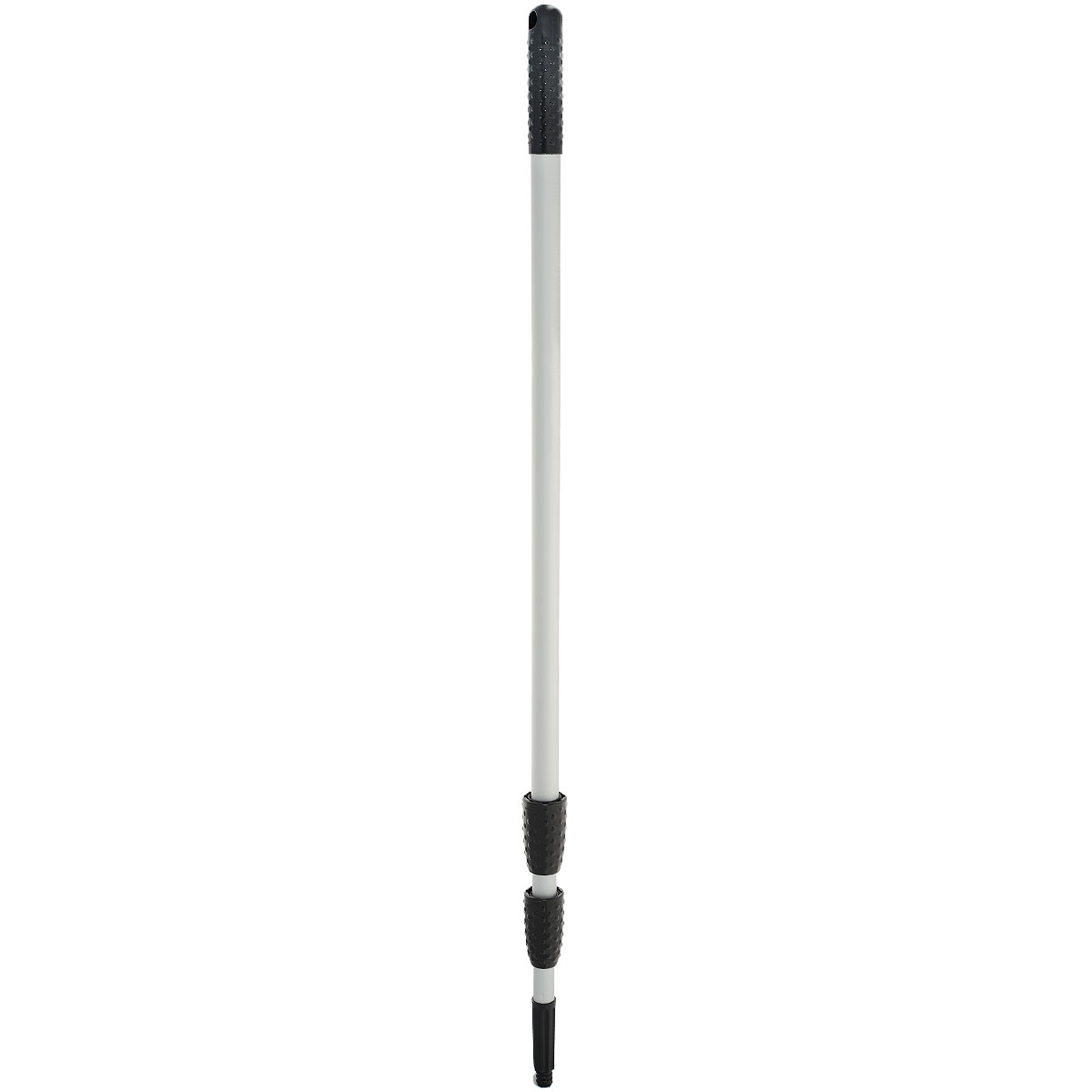 Рукоятка телескопическая Libman, алюминиевая, длина 1,5 м. 612531-105 Рукоятка телескопическая Libman, алюминиевая, длина 1,5 м. 612531-105Телескопическая рукоятка Libman изготовлена из алюминия серебристого цвета и оснащена пластиковыми вставками с резьбой. Крепкий замок фиксирует рукоятку при раскладывании. На рукоятке имеется отверстие, за которое изделие можно подвесить в любое удобное место. Характеристики: Материал: алюминий, пластик. Цвет: серебристый, черный. Длина в сложенном виде: 1,5 м. Длина в разложенном виде: 3,6 м. Артикул: 612.
