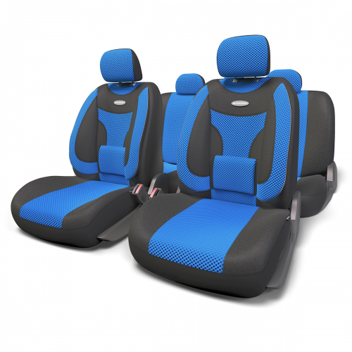 Набор ортопедических авточехлов Autoprofi Extra Comfort, формованный велюр, цвет: черный, синий, 11 предметов. Размер MCA-3505 Набор ортопедических авточехлов Autoprofi Extra Comfort, формованный велюр, цвет: черный, синий, 11 предметов. Размер MCA-3505Эргономичные авточехлы Extra Comfort разработаны с учетом анатомических особенностей человеческого тела, за счет чего снижают утомляемость от продолжительных поездок. Объемные боковые подушки чехлов помогают уменьшить нагрузку на мышечный корсет и суставы в поворотах, а поясничный упор делает осанку более естественной.Формованный велюр чехлов придает изделиям интересный и запоминающийся вид, способный в корне преобразить облик салона автомобиля. Материал чехлов не выцветает на солнце, не электризуется и обладает высокими грязеотталкивающими свойствами.Основные особенности авточехлов Extra Comfort:- боковая поддержка спины; - 3 молнии в спинке заднего ряда; - 3 молнии в сиденье заднего ряда; - карманы в спинках передних сидений; - ортопедический поясничный упор; - поддержка плечевого пояса; - предустановленные крючки на широких резинках;- использование с боковыми airbag;- толщина поролона: 5 мм.Комплектация: - 1 сиденье заднего ряда; - 1 спинка заднего ряда; - 2 сиденья переднего ряда; - 2 спинки переднего ряда; - 5 подголовников; - набор фиксирующих крючков.