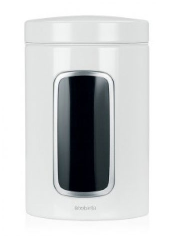 Контейнер для сыпучих продуктов Brabantia с окном, 1,4 л. 491009VT-1520(SR) Контейнер для сыпучих продуктов Brabantia с окном, 1,4 л. 491009VT-1520(SR)Контейнер для сыпучих продуктов Brabantia, изготовленный из высококачественной нержавеющей стали, станет незаменимым помощником на кухне. В нем будет удобно хранить разнообразные сыпучие продукты, такие как кофе, крупы, макароны или специи. Контейнер снабжен металлической крышкой и окошком. Оригинальный дизайн контейнера позволит украсить любую кухню, внеся разнообразие, как в строгий классический стиль, так и в современный кухонный интерьер. Характеристики:Материал:нержавеющая сталь, пластик. Объем: 1,4 л. Диаметр: 9 см. Высота: 16 см. Толщина стенки: 0,5 мм. Размер упаковки: 16 см х 10,5 см х 10,5 см. Артикул: 491009. Гарантия производителя: 5 лет.