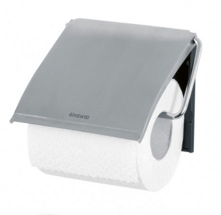 Держатель для туалетной бумаги Brabantia, цвет: серебристый. 385322TKO 2403 Держатель для туалетной бумаги Brabantia, цвет: серебристый. 385322TKO 2403Держатель для туалетной бумаги Brabantia с крышкой выполнен из хромированного металла и крепится с помощью шурупов (входят в комплект). Прочный и устойчивый к деформации материал держателя имеет длительный срок службы. Характеристики: Материал: нержавеющая сталь. Цвет: серебристый. Ширина держателя: 12,5 см Размер упаковки: 13 см х 12,5 см х 1,5 см. Артикул: 385322. Гарантия производителя: 5 лет.