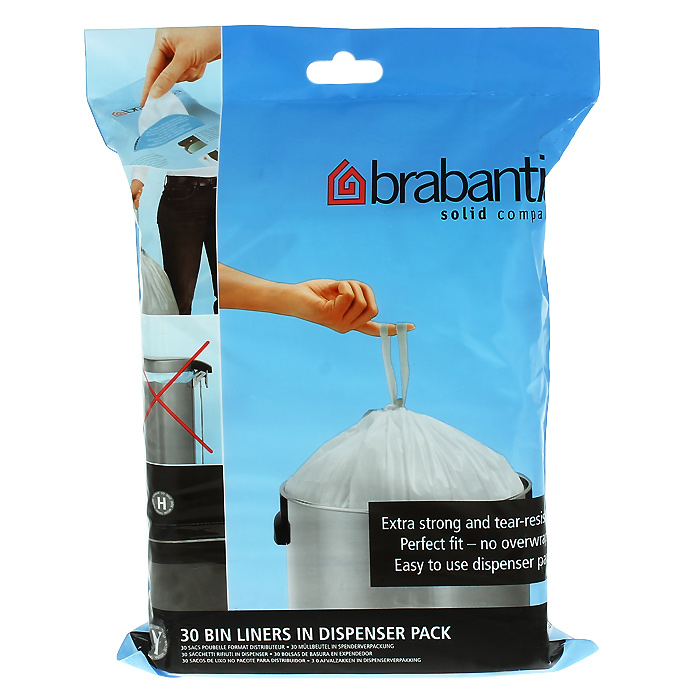 Пакеты для мусора Brabantia, 50 л, 30 шт. 375705BH-UN0502( R) Пакеты для мусора Brabantia, 50 л, 30 шт. 375705BH-UN0502( R)Одноразовые пакеты Brabantia, выполненные из пластика, предназначены для мусорного бака . Предотвращают загрязнение бака, удобны в использовании и имеют затягивающиеся ручки, которые позволяют затянуть пакет и завязать его. Характеристики: Материал: пластик. Объем мешка: 50 л. Количество в упаковке: 30 шт. Размер мешка: 45 см х 20 см х 21,6 см. Артикул: 375705. Гарантия производителя: 5 лет.