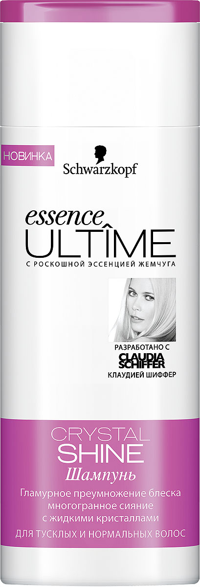 Essence Ultime Шампунь Crystal Shine, для тусклых и нормальных волос, 250 млFS-36054 Essence Ultime Шампунь Crystal Shine, для тусклых и нормальных волос, 250 млFS-36054Шампунь Essence Ultime Crystal Shine предназначен для тусклых и нормальных волос. Содержит ценный Ultime-4-Комплекс: уникальную комбинацию из эссенции жемчуга, пантенола, улучшенного протеина и кератина. Легкая формула с жидкими кристаллами разглаживает поверхность волос и восстанавливает их способность сиять.Побалуйте волосы роскошным уходом: oткройте для себя секрет красоты от Клаудии Шиффер. Характеристики:Объем: 250 мл. Артикул: 1831546. Изготовитель: Германия. Товар сертифицирован.