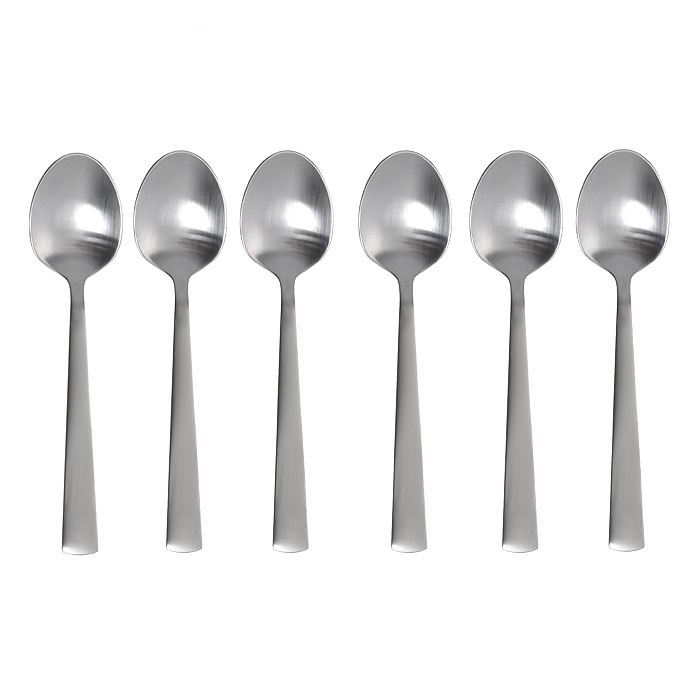 Набор кофейных ложек Brabantia, 6 шт. 620706115510 Набор кофейных ложек Brabantia, 6 шт. 620706115510Набор кофейных ложек Brabantia прекрасно подойдет для вашей кухни. Ложки изготовлены из высококачественной нержавеющей стали. Ложки Brabantia прекрасно подходят для сервировки стола, как в домашнем быту, так и в профессиональных заведениях - кафе, ресторанах. Характеристики: Материал: нержавеющая сталь. Длина: 10,5 см. Количество: 6 шт. Производитель: Китай. Артикул:620706. Гарантия производителя: 5 лет.