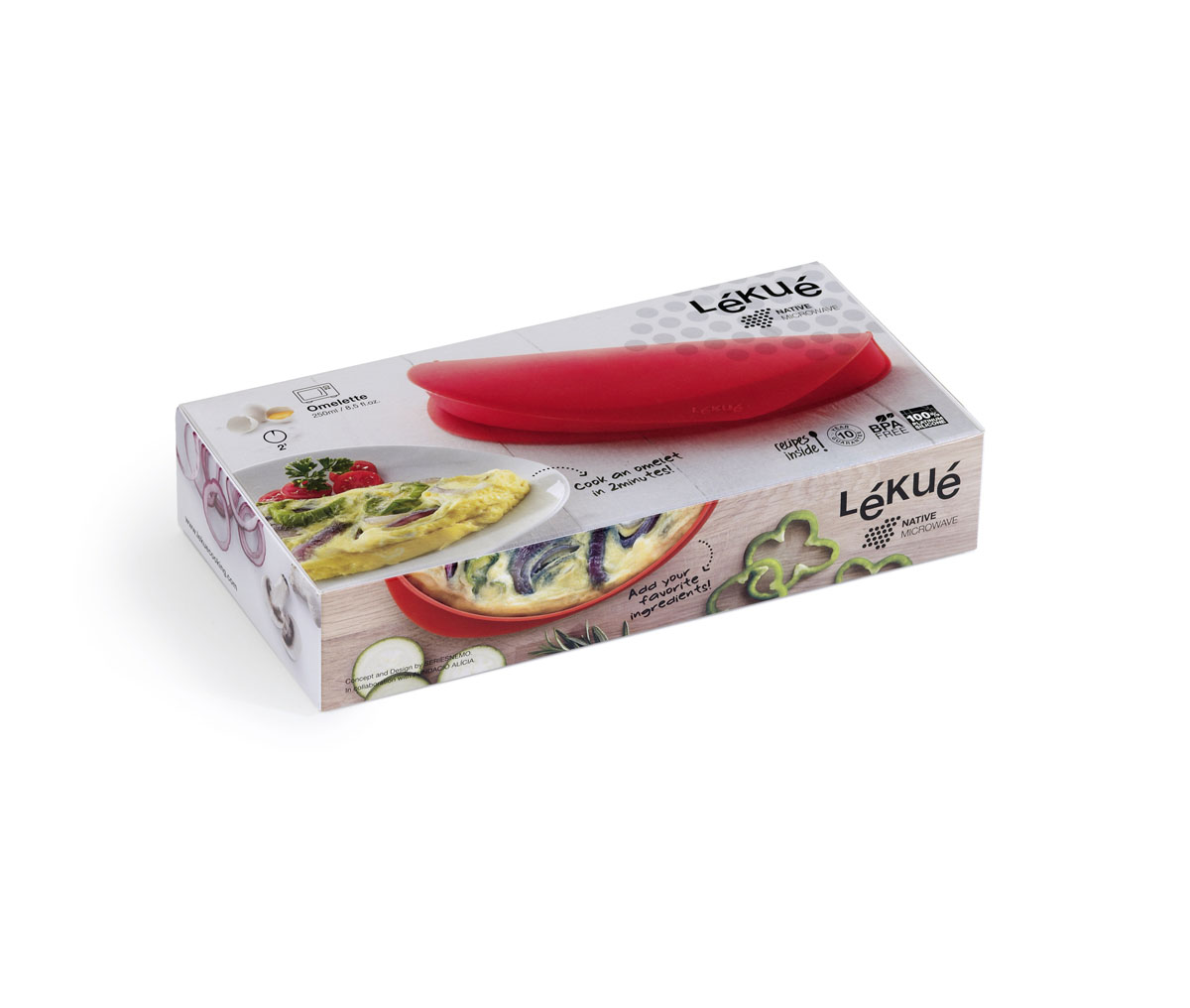 Силиконовая форма Lekue Омлетница, цвет: красный. 3402700R10U00854 009312 Силиконовая форма Lekue Омлетница, цвет: красный. 3402700R10U00854 009312С силиконовой формой Lekue Омлетница вы сможете насладиться лакомством, сделанным в считанные минуты. Форма позволяет готовить яичницы-болтуньи и добавлять свои любимые ингредиенты, блюдо выглядит аккуратным и аппетитным.Характеристики:Материал: силикон. Цвет: красный. Размер формы: 22,5 см х 12 см х 3 см.