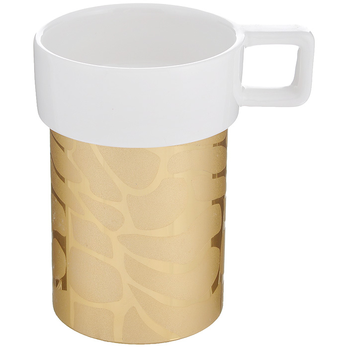 Кружка Amber Porcelain Жираф, цвет: белый, золотистый, 220 мл94672 Кружка Amber Porcelain Жираф, цвет: белый, золотистый, 220 мл94672Кружка Amber Porcelain Жираф, выполненная из фарфора, имеет оригинальную форму и дизайн. Дно изделия оснащено силиконовой накладкой.Такая кружка порадует васдизайном и функциональностью, а пить чай или кофе из нее станет ещеприятнее.