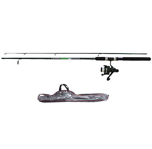 Спиннинг штекерный Salmo Taifun 40, 2,1 м, 10-40 г010-01199-23 Спиннинг штекерный Salmo Taifun 40, 2,1 м, 10-40 г010-01199-23Спинниг-комплект состоит из штекерного спиннингового удилища средней жесткости Taifun 40 и катушки Taifun. Универсальный комплект подходит для ловли щуки, окуня и другой хищной рыбы. На шпулю катушки намотана монофильная леска. Комплект упакован в удобную пластиковую сумку с замком-молнией. Особенности:Материал бланка удилища: стекловолокно;Строй бланка: средне-быстрый;Класс спиннинга MH;Конструкция штекерная;Соединение колен типа: IN STEEK;Кольца пропускные со вставками SIC;Рукоятка: неопреновая;Катушкодержатель: винтового типа.Особенности катушки:Катушка безынерционная Taifun с леской.Передаточное число: 5.2:1.Количество подшипников: 1.Леска: (мм/м) 0.25/245, 0.30/170, 0.35/125.