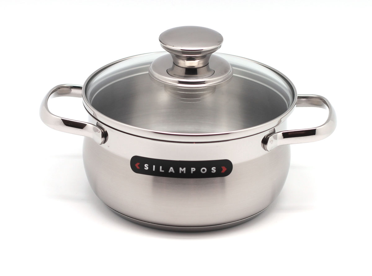 Кастрюля Silampos Роял с крышкой, 3,5 лFS-91909 Кастрюля Silampos Роял с крышкой, 3,5 лFS-91909633123VY1022 Кастрюля 3,5 л (22см) РОЯЛ Характеристики: Материал: сталь.Размер: 260*240*120мм.Артикул: 633123VY1022.