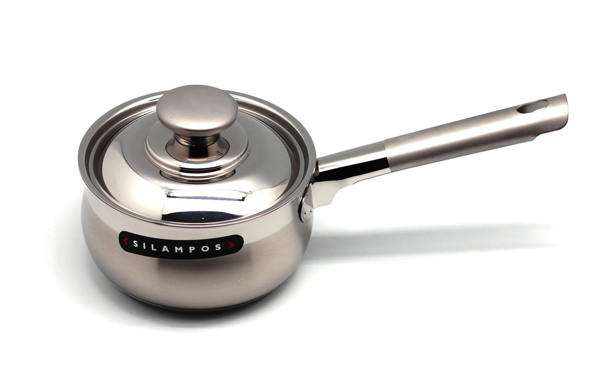 Сотейник Silampos Венеция с крышкой, 1,1 л37003043 Сотейник Silampos Венеция с крышкой, 1,1 л37003043633123DV1114 Сотейник 1,1л (14см) ВЕНЕЦИЯ Характеристики: Материал: сталь.Размер: 320*180*110мм.Артикул: 633123DV1114.