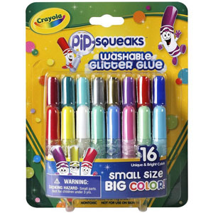 Набор мини-тюбиков с блестящим клеем Crayola, 16 штFS-00103 Набор мини-тюбиков с блестящим клеем Crayola, 16 штFS-00103Набор мини-тюбиков с блестящим клеем Crayola. Ваш ребенок сможет проявить свою фантазию и добавить немного сияния и блесток в свои работы. Характеристики: Комплектация:16 шт.
