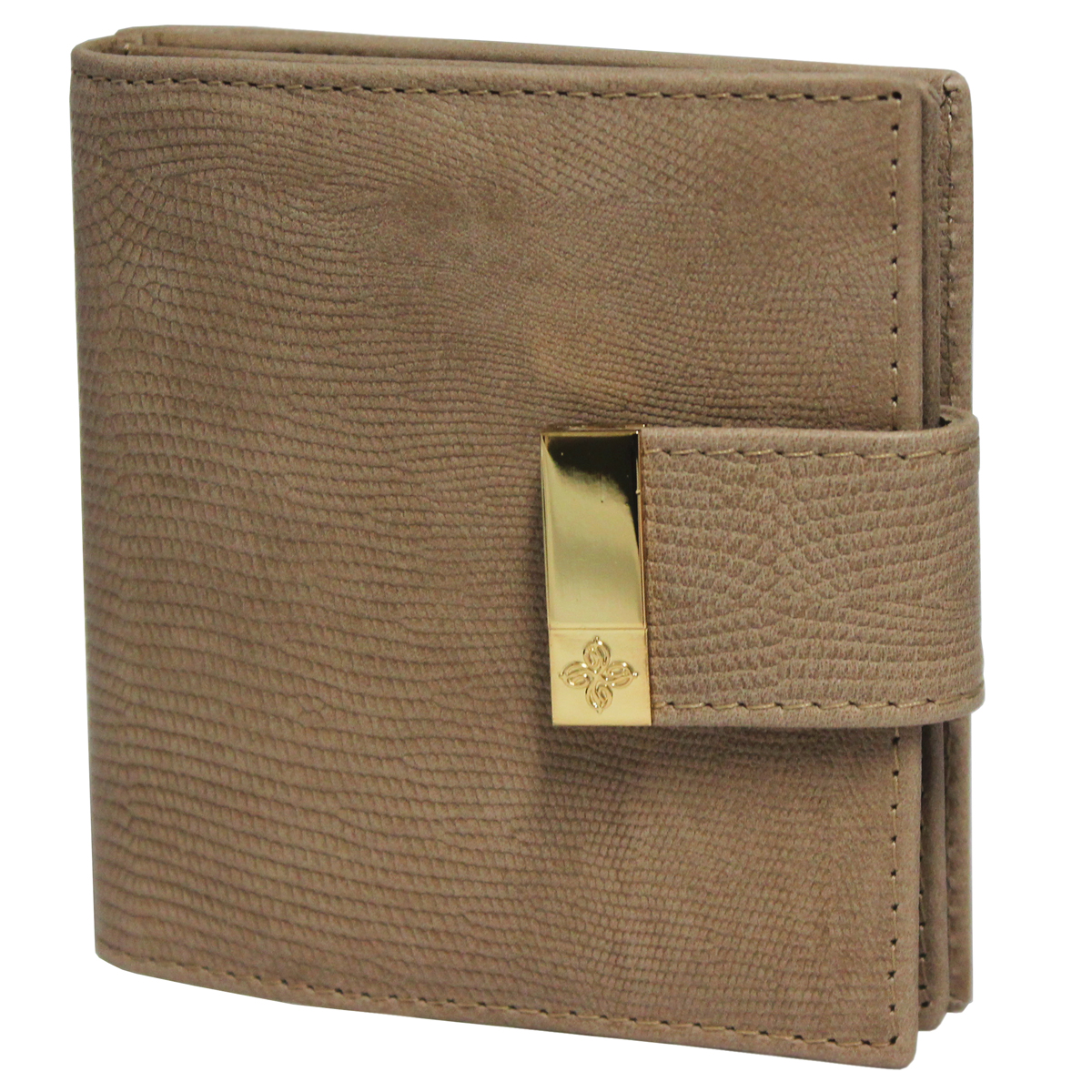 Кошелек женский Dimanche Elite Beige, цвет: бежевый. 2411-022_516 Кошелек женский Dimanche Elite Beige, цвет: бежевый. 2411-022_516Женский компактный кошелек Elite Beigel выполнен из натуральной высококачественной кожи с декоративным тиснением. Кошелек состоит из двух отделений. Первое отделение закрывается на магнитную кнопку, имеет четыре кармашка для кредиток и карман для монет с клапаном на кнопке. Второе отделение также закрывается на магнитную кнопку и содержит два кармана для купюр. Между отделениями также предусмотрен кармашек. Кошелек упакован в фирменную картонную коробку. Характеристики:Материал: натуральная кожа, текстиль, металл. Размер кошелька: 9,5 см х 10 см х 2,8 см. Цвет: бежевый.