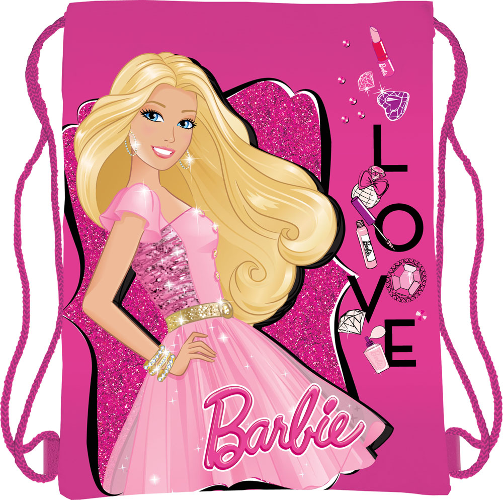 Сумка для сменной обуви Barbie, цвет: ярко-розовыйA-B86-05-C Сумка для сменной обуви Barbie, цвет: ярко-розовыйA-B86-05-CСумка для сменной обуви Barbie идеально подойдет как для хранения, так и для переноски сменной обуви и одежды. Сумка выполнена из мягкого водоотталкивающего материала и дополнена одним вместительным отделением, затягивающимся с помощью текстильного шнурочка. Шнурки фиксируются в нижней части сумки, благодаря чему ее можно носить за спиной как рюкзак. Оформлено изделие ярким принтом с изображением очаровательной куколки Барби.