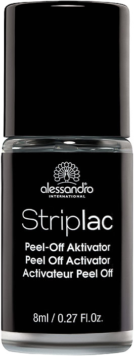 Alessandro Активатор Striplac для снятия гель-лака, 8 мл20081 Alessandro Активатор Striplac для снятия гель-лака, 8 мл20081Активатор Striplac ускоряет процесс удаления геля. Активатор произведен на водной основе и не содержит спирта и ацетона.Поэтому подходит и для чувствительных ногтей.Прошел дерматологические испытания; Гипоаллергенный; pH нейтральный; Легко наносится кистью.Способ применения: нанести активатор по краям и оставьте на 3-5 минут. Затем удалите покрытие с помощью пушера для кутикул.Товар сертифицирован.