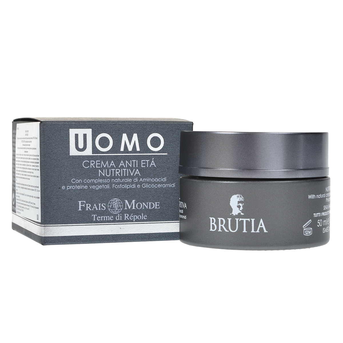 Питательный крем Brutia. Frais Monde против морщин, для мужчин, 50 мл4515004 Питательный крем Brutia. Frais Monde против морщин, для мужчин, 50 мл4515004Питательный крем Brutia. Frais Monde против морщин возвращает жизненную силу, борется с признаками усталости и стресса, оказывает интенсивный регенерирующий эффект, восстанавливает естественную защиту кожу. Мужская кожа дольше не подвержена старению и образованию морщин, чем женская, но испытывает больший стресс из-за ежедневного бритья.Мужская линия Brutia предназначена для людей, следящих за своим внешним видом. Косметика изготовлена на основе высококачественных растительных и эфирных масел и серной термальной воды Repole. Косметика Brutia имеют мягкую основу, питает и восстанавливает мужскую кожу, борется с раздражением, обеспечивает хорошее увлажнение и защищает от преждевременного старения.Характеристики: Объем: 50 мл. Артикул: FMUM002. Производитель: Италия. Frais Monde - натуральная косметика на основе серной воды Repole. Косметика Frais Monde завоевала Оскар - самую престижную премию в мире косметики и парфюмерии. Качество продукции подтверждено Международной сертификационной системой ISO. Марка Frais Monde занесена в книгу 100 великих имен в косметике. Товар сертифицирован.