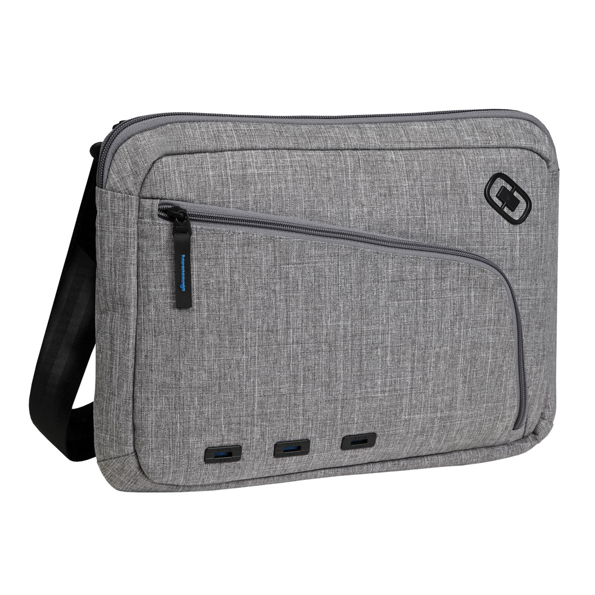 Сумка OGIO Newt Slim 13, цвет: серый. 111067.3517292 Сумка OGIO Newt Slim 13, цвет: серый. 111067.3517292Сумка OGIO Newt Slim 13 разработана для ярких и модных людей! Она позволит вам взять с собой все необходимое.Особенности:Подбитое мягким материалом отделение для ноутбуков размером до 13 дюймов с подкладкой из мягкого антистатического флиса подбитого плюшем.Подбитый мягким материалом карман для планшета/электронной книги/iPad.Перегородка, подбитая плюшем, между планшетом и ноутбуком.Регулируемый плечевой ремень, позволяющий носить сумку горизонтально, вертикально или через плечо.Отсек-органайзер для смартфона, ручек, с отсоединяющимся ремешком для ключей.Регулируемый ремень можно снять, чтобы сумку можно было бы поместить в сумку большего размера.Объем: 5,7 л.Отделение для ноутбука: 22,9 см х 32,4 см х 2,5 см.Материал: нейлон 400D, поликоттон 300D.