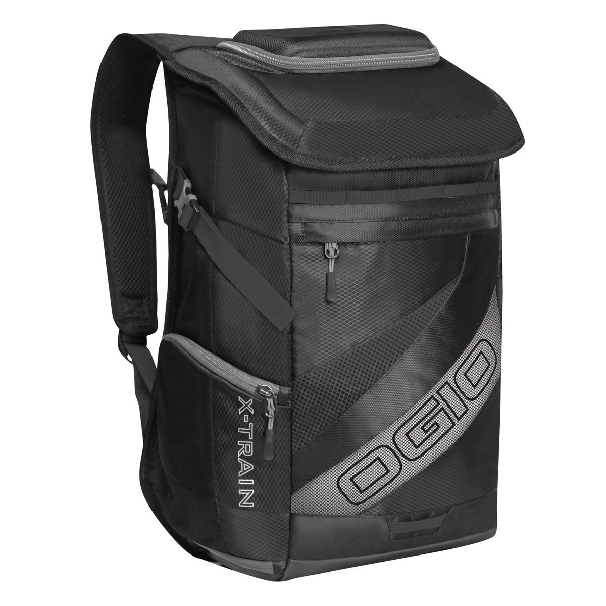Рюкзак спортивный OGIO X-Train, цвет: черный, серый. 112039.030УТ-000055301 Рюкзак спортивный OGIO X-Train, цвет: черный, серый. 112039.030УТ-000055301Спортивный рюкзак OGIO X-Train - это отличный помощник в вашей жизни. Он отлично подойдет для занятия спортом, фитнессом, туризмом, и для повседневной носки. Особенности: Удароустойчивый армированный карман.Отстегиваемая внешняя лямка для крепления шлема.Боковые ремешки для крепления полотенец или ковриков.Специальный отдел для хранения сухой/мокрой одежды или обуви в режиме тренировки или для iPad в режиме обучения.Высокопрочные и легкие материалы.Перегородка отделяет основное отделение от отделения для мокрой/сухой одежды или обуви.Особое покрытие отделения для мокрой/сухой одежды или обуви облегчает чистку.Эргономичные, регулируемые плечевые лямки, подбитые мягким материалом.Устойчивая к трению брезентовая основа.Встроенный полноразмерный карман для бутылки.Регулируемый нагрудный ремень.Объем: 23 л.Материал: Кросс-добби 420D, гекс-рипстоп 210D.