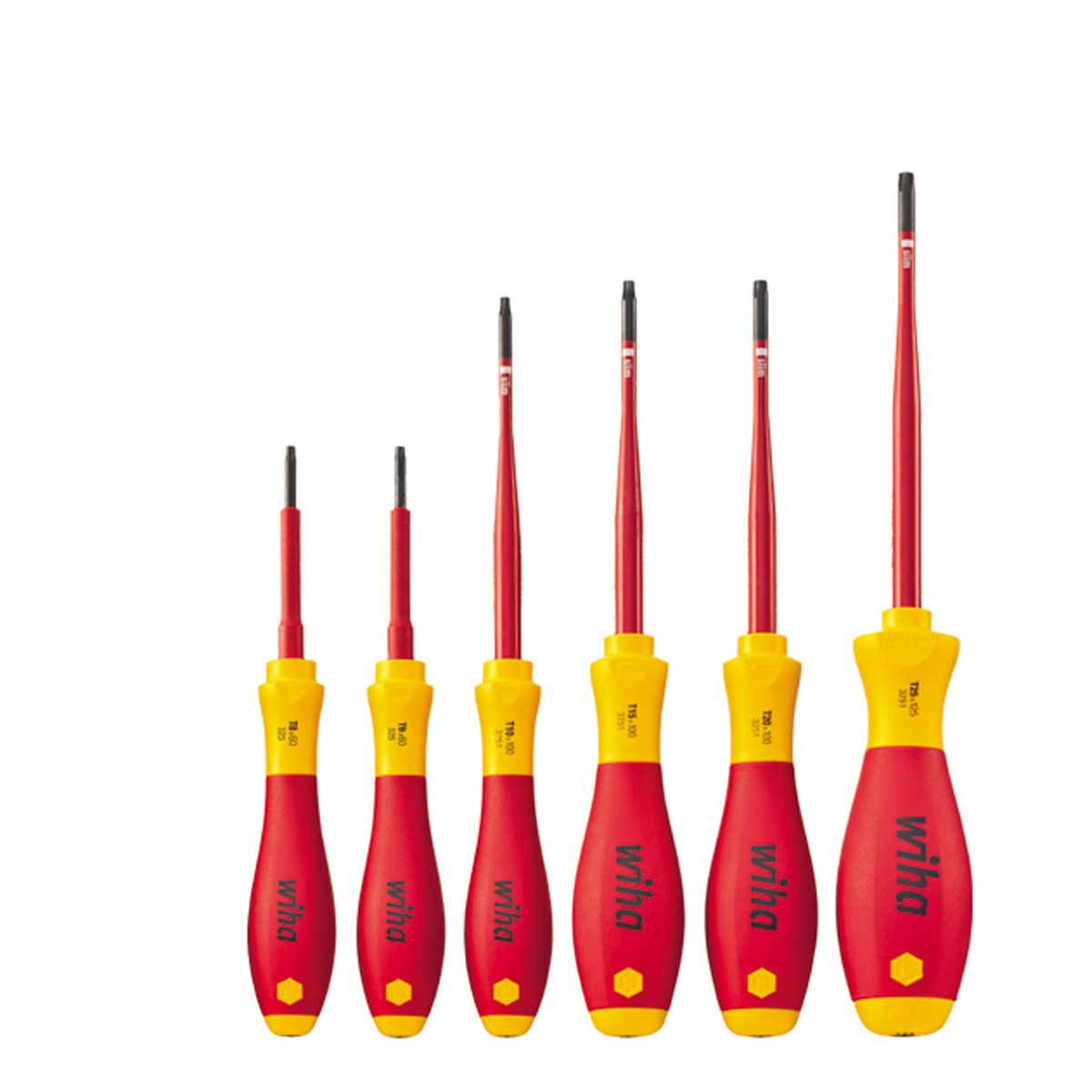 Набор отверток SoftFinish electric 3251SF K6 slimFix 6 ед Wiha 3655898298130 Набор отверток SoftFinish electric 3251SF K6 slimFix 6 ед Wiha 3655898298130Модель Wiha SoftFinish electric - это профессиональная отвертка. Предназначена для работ с находящимися под напряжением деталями до 1000 В переменного тока. - Ощущаемая эргономика. Уникальный дизайн этого профессионального инструмента с четырьмя размерами рукоятки, ориентированными на конкретный случай применения, идеальным образом комбинирует функции Быстрое кручение: динамика и Максимальная передача крутящего момента: мощность.- Зона SoftFinish. Мягкая, поддерживающая крутящий момент зона покрытия для сухой среды. - Закрепление жала. Надежное соединение жала и рукоятки без прокручивания. - Изоляция VDE, slim Technology. Максимальная безопасность и легкий доступ к расположенным глубоко винтам благодаря интегрированной изоляции (уменьшение диаметра жала на 33%), полностью закаленное жало. - Водяная ванна. Поштучное испытание в соответствии с IEC 60900:2004 в водяной ванне при 10.000 В для испытанного, безопасного применения при 1.000 В переменного тока или 1.500 В постоянного тока. Материал: ударопрочная экологически чистая пластмасса, термопластичный эластомер, хром-ванадий молибденовая сталь. Размер: T8 x 60 мм; T9 x 60 мм; T10 x 100 мм; T15 x 100 мм; T20 x 100 мм; T25 x 125 мм.
