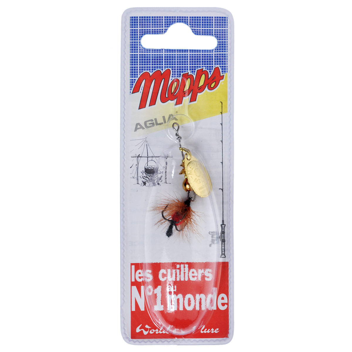 Блесна Mepps Aglia OR Mouch. Rouge, вращающаяся, №024547 Блесна Mepps Aglia OR Mouch. Rouge, вращающаяся, №024547Вращающаяся блесна Mepps Aglia OR Mouch. Rouge оснащена мушкой из натурального беличьего хвоста, это очень эффективные приманки для ловли жереха, голавля, язя, окуня и других видов рыб, особенно в периоды массового вылета насекомых.Aglia Mouche - некрупная блесна, которая особенно подходит для летней ловли рыбы (особенно осторожной) на мелководье.