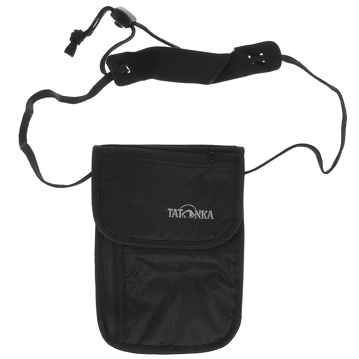 Кошелек шейный Tatonka Skin Neck Pouch, потайной, цвет: черныйZ90 black Кошелек шейный Tatonka Skin Neck Pouch, потайной, цвет: черныйZ90 blackПотайной кошелек Tatonka Skin Neck Pouch носится на шее. Этот кошелек с клапаном на липучке внутри имеет глубокое отделение, большой карман на застежке-молнии и два маленьких кармашка. На клапане имеется небольшой кармашек на застежке-молнии. С обратной стороны для большего комфорта изделие дополнено мягкой тканью. Кошелек крепится на шее при помощи шнурка со стоппером и комфортной подкладкой. Материал: 210 T Nylon Ripstop.