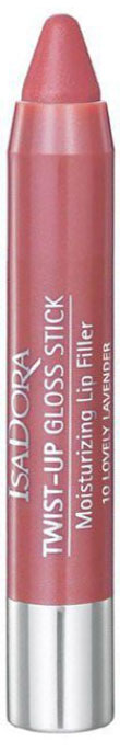 Isa Dora Блеск-карандаш для губ Twist-up Gloss Stick, тон №10 Lovely Lavender, 2,7 гSatin Hair 7 BR730MN Isa Dora Блеск-карандаш для губ Twist-up Gloss Stick, тон №10 Lovely Lavender, 2,7 гSatin Hair 7 BR730MNБлеск-карандаш для губ Isa Dora Twist-up Gloss Stick с глянцевым эффектом. Блеск заключен в удобную форму карандаша. Мягкая кремовая текстура с увлажняющими свойствами тает на губах и помогает зафиксировать влагу, дарит ощущение комфорта. Коллаген и гиалуроновая кислота оказывают уплотняющее и укрепляющее воздействие - губы выглядят более полными и гладкими. Нет необходимости затачивать карандаш благодаря специальному механизму выдвижного стержня. Товар сертифицирован.