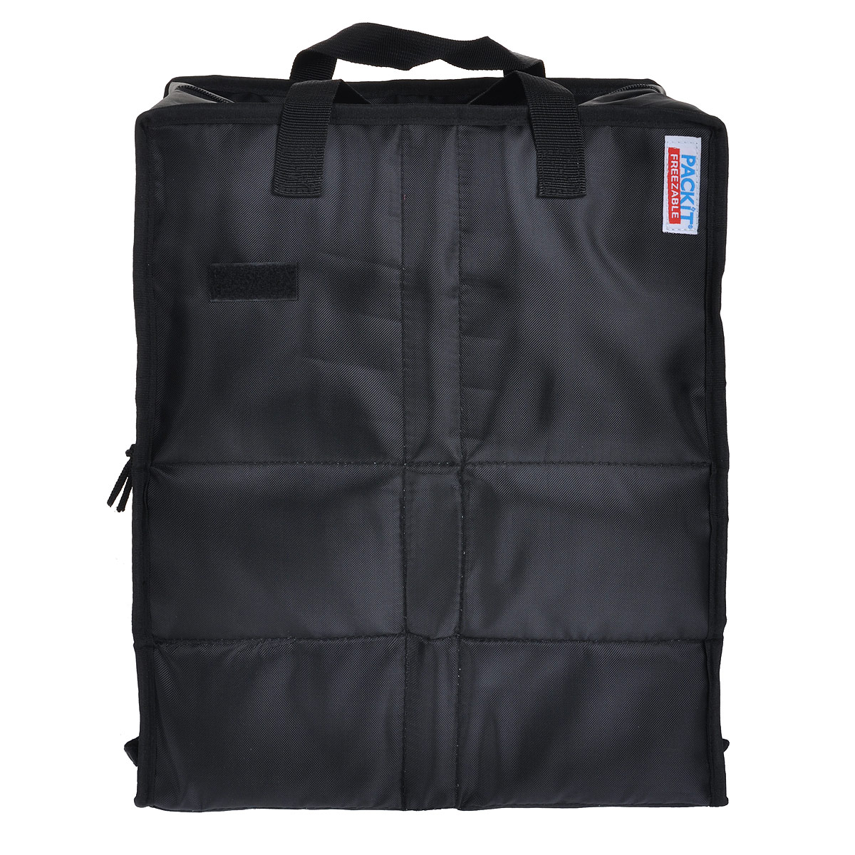 Сумка хозяйственная PACKIT Shop Cooler, изотермическая, цвет: черный. PKT-SH-BLAA80542S Сумка хозяйственная PACKIT Shop Cooler, изотермическая, цвет: черный. PKT-SH-BLAA80542SХозяйственная сумка PACKIT Shop Cooler выполнена их 100% полиэстера (PVC- & BPA free). Обладает изотермическими свойствами. Внутрь сумки вшит специальный охлаждающий гель, который способен сохранить холод до 6 часов (в зависимости от внешней температуры). Поэтому в такой сумке можно переносить мясо, молочные продукты, фрукты, замороженные овощи; даже в жаркую погоду продукты останутся свежими. Внутри не содержится перегородок, продукты охлаждаются со всех сторон. Изделие водонепроницаемое, предотвращает попадание конденсата внутрь. Сумка закрывается на молнию, имеет две короткие ручки для переноски. Удобно складывается с помощью липучки; в сложенном виде занимает минимум места. Чтобы сумка сохраняла изотермический эффект, необходимо сложить сумку и положить в холодильник на 12 часов.Только для ручной стирки. Не стирать в посудомоечной и стиральной машине.Размер (в разложенном виде): 32 х 19 х 37,5 см.Размер (в сложенном виде): 20 х 17 х 12 см.Возврат товара возможен только через сервисный центр.Гарантийный центр: м. ВДНХ, Ботанический сад129223, г. Москва, Проспект Мира, 119, ВВЦ, строение 323 +7 495 974 3494 service@omegatool.ruВремя работы сервисного центра:Пн-чт: 10.00-18.00 Пт: 10.00- 17.00 Сб, Вс: выходные дни