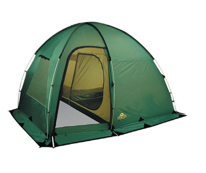 Палатка Alexika Minnesota 4 Luxe Alu GreenGESS-701 Палатка Alexika Minnesota 4 Luxe Alu GreenGESS-701Вместительная четырехместная кемпинговая палатка MINNESOTA 4 LUXE Alu- прекрасный выбор для дружеской компании или небольшой семьи, предпочитающей отдых на природе. Планируя отправиться в поход в весенний, летний или осенний период и находясь в поисках палатки, присмотритесь к данной модели. Оптимальное сочетание цена-качество делает ее одной из самых продаваемых палаток. В кемпинговой палатке MINNESOTA 4 LUXE Alu имеется большой тамбур, где вы сможете хранить любые вещи или сделать там небольшую походную кухню. В палатке предусмотрен ряд «приятных» деталей. Например, антимоскитные сетки на каждом из трех входов в тамбур. Никакие насекомые не смогут испортить вам отдых. Также палатка имеет ветрозащитный полог по периметру. Вам не будут страшны ни дождь, ни ветер. А в жаркое время большое вентиляционное окно с ветровым клапаном, которое находится в верхней точке купола, и одно внешнее окно помогут вам получить приток свежего воздуха. Для изготовления дна палатки MINNESOTA 4 LUXE используется специальный материал Polyester 150D, не позволяющий спальным мешкам и другим вещам отсыреть от земли. Кроме этого, модель обладает высокими противопожараными характеристиками. Особая пропитка внешнего слоя палатки способна задержать распространение огня. Вес: 11,7 кг. Количество мест: 4. Сезонность: весна-осень. Размер: 360 x 260 x 205 см. Размер в чехле: 64 x 26 см. Материал тента: Polyester 185T RipStop PU 4000 mm. Материал дна: Polyester 150D Oxford PU 6000 mm. Внутренняя палатка: есть. Материал дуг: Alu 13 mm. Ветроустойчивость: средняя. Количество входов: 3. Цвет: зеленый. Область применения: кемпинг. Технологии:Пропитка, задерживающая распространение огня. Швы герметизированы термоусадочной лентой. Узлы палатки, испытывающие высокие нагрузки, усилены более прочной тканью. Ветрозащитный полог (юбка) по периметру палатки прошит прочной стропой. Молнии на внешнем тенте фиксируются алюминиевым крючком. Внутренняя палатка оснащена противомоскитной сеткой, карманами, кольцом для фонаря. Эффективная система вентиляции состоит из одного вентиляционного окна с ветровым клапаном, расположенного в верхней точке купола, и одного торцевого окна с внешней шторкой на молнии Дополнительные стальные стойки для пологов дверей. Дно для тамбура палатки. Большой тамбур, для полевой кухни и вещей с большим окном из прозрачного материала на торцевом входе. Три входа в палатку с дополнительными антимоскитными сетками. Цвет: зеленый. Материал: Polyester 190T PU, polester 150D Oxford PU.