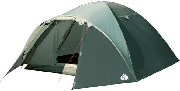 Палатка двухместная TREK PLANET Denver Air 2, цвет: оливковыйGESS-701 Палатка двухместная TREK PLANET Denver Air 2, цвет: оливковыйGESS-701Двухместная палатка куполообразной формы Trek Planet Denver Air 2 с отличной вентиляцией, вместительным тамбуром и двумя входами, отлично подходит для длительного путешествия.Особенности модели:Простая и быстрая установка.Тент палатки из полиэстера, с пропиткой PU водостойкостью 3000 мм, надежно защищает от дождя, все швы проклеены.Дно палатки из прочного полиэстера Oxford водостойкостью 6000 мм.Каркас из жестких, прочных и легких композитных дуг (Durapol).Внутренняя палатка из дышащего полиэстера, обеспечивает вентиляцию помещения и позволяет конденсату испаряться, не проникая внутрь палатки.Два входа во внутреннюю палатку с противоположных сторон тента.Удобная D-образная дверь с москитной сеткой в полный размер на каждом входе во внутреннюю палатку.Вентиляционное окно.Внутренние карманы для мелочей.Возможность подвески фонаря в палатке.Для удобства транспортировки и хранения предусмотрен современный компрессионный чехол с ручкой.Trek Planet - проверенный туристический бренд по производству товаров для туристов, охотников и рыболовов: палатки для активного отдыха, спальники, рюкзаки, туристические коврики и аксессуары. Trek Planet использует лучшие износостойкие материалы и последние технологические разработки.Размер: 150 см х (210+80) см х 110 см.Размер внутренней палатки: 150 см х 210 см х 110 см.Размер палатки (в собранном виде): 16 см х 60 см.