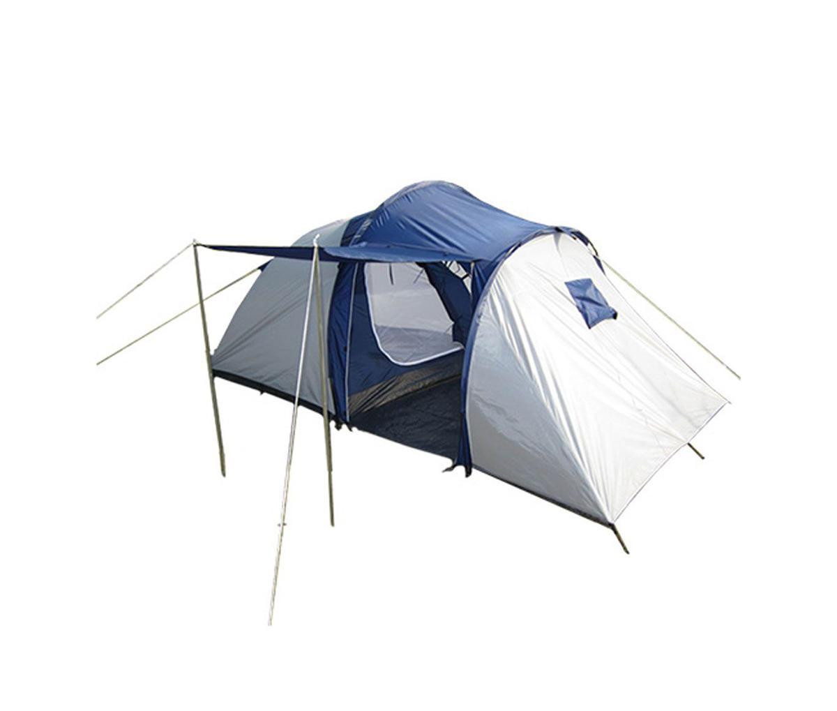 Палатка Happy Camper PL-4P-054NУТ-000047181 Палатка Happy Camper PL-4P-054NУТ-000047181Просторная трехместная палатка идеально подходит для отдыха на природе всей семьей. Свободная спальная зона, высокий тамбур с полом и большой отсек для хранения вещей помогают комфортно разместиться. Противомоскитные сетки защитят от насекомых, а благодаря внутренним карманам все необходимые вещи всегда будут под рукой. Особенности:Удобная сумка из полиэстера;25 колышков, 7 строп для укрепления растяжки;Проклеенные швы. Характеристики: Размер внутренней палатки (ДхШхВ): 170 см х 190 см х 150 см. Наружный тент:190T полиэстер с серебряным покрытием. Размер палатки в разложенном виде (ДхШхВ): 360 см х 200 см х 150 см.Внутренняя палатка: дышащий полиэстер. Дно: полиэтилен. Каркас:дуги из фибергласа диаметром 8,5 мм и стальные диаметром 16 мм. Вес:5100 г. Размер в сложенном виде: 66 см х 20 см х 20 см.