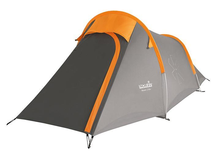 Палатка Norfin Roxen 2 Alu Orange-Gray67742 Палатка Norfin Roxen 2 Alu Orange-Gray67742Компактная трекинговая палатка с алюминиевыми дугами. Два человека с багажом смогут вполне комфортно проживать в этой палатке и разместить в ней всю свою поклажу. Особенности:-двухслойная палатка с одним входом;-облегченная и прочная алюминиевая конструкция каркаса;-вход во внутреннюю палатку продублирован антимоскитной сеткой;-два вентиляционных окна с ветровыми клапанами;-все швы палатки герметизированы при помощи термоусадочной водонепроницаемой ленты;-веревки оттяжек со светоотражающей нитью;-специальный чехол-стяжка для фиксации каждой сложенной веревки оттяжки;-петли для фиксации скатанного входа;-дополнительный карман, чтобы убирать открытый полог входа.Наружный тент: RipStop Polyester 210T 70D PU.Внутренняя палатка: 190T Polyester дышащий.Дно: Polyester 210D Oxford PU.Каркас: алюминиевые дуги диаметром 8,5 мм.