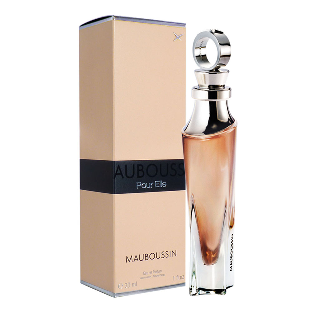 Mauboussin Парфюмерная вода Pour Elle, женская, 30 мл1301210 Mauboussin Парфюмерная вода Pour Elle, женская, 30 мл1301210Элегантный, завораживающий цветочно-фруктовый аромат парфюмерной водыPour Elle непременно очарует вас. Его яркий характер складывается из нот апельсинового цвета, ревеня и красных фруктов.Классификация аромата: цветочно-фруктовый.Пирамида аромата:Верхние ноты: лесные ягоды, ревень, флердоранж.Ноты сердца: роза центифолия, жасмин и гардения. Ноты шлейфа: сандаловое дерево, амбра и карамель. Ключевые слова:Элегантный, нежный, чарующий! Самый популярный вид парфюмерной продукции на сегодняшний день - парфюмерная вода. Это объясняется оптимальным балансом цены и качества - с одной стороны, достаточно высокая концентрация экстракта (10-20% при 90% спирте), с другой - более доступная, по сравнению с духами, цена. У многих фирм парфюмерная вода - самый высокий по концентрации экстракта вид товара, т.к. далеко не все производители считают нужным (или возможным) выпускать свои ароматы в виде духов. Как правило, парфюмерная вода всегда в спрее-пульверизаторе, что удобно для использования и транспортировки. Так что если духи по какой-либо причине приобрести нельзя, парфюмерная вода, безусловно, - самая лучшая им замена.Товар сертифицирован.