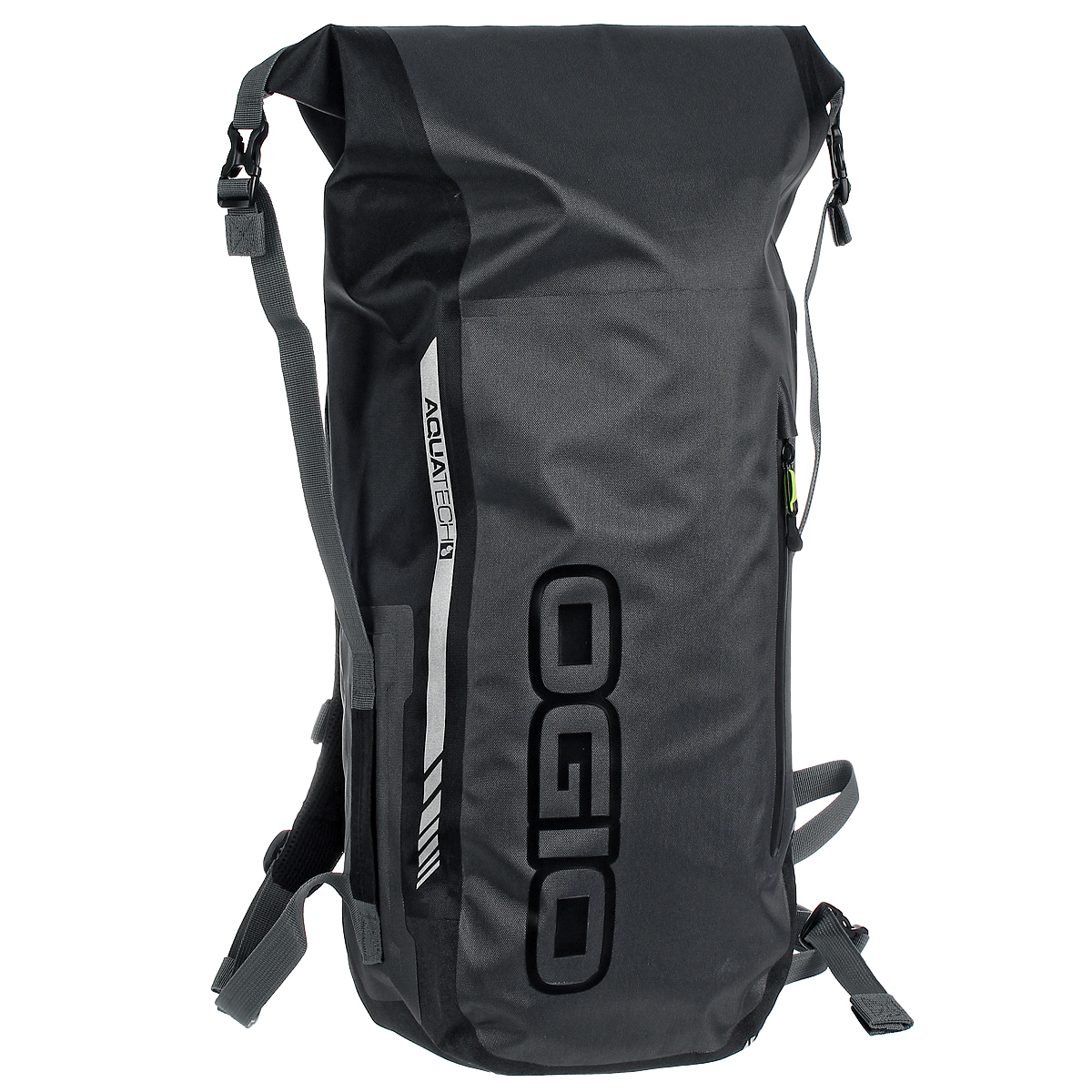 Рюкзак водонепроницаемый Ogio All Elements Pack Stealth, цвет: черныйУТ-000055712 Рюкзак водонепроницаемый Ogio All Elements Pack Stealth, цвет: черныйУТ-000055712Ogio All Elements Pack Stealth - полностью водонепроницаемый рюкзак. Большое отделение для ноутбука и планшета. Фронтальный карман быстрого доступа на молнии для мелочей и аксессуаров с прорезиненной молнией. Специальный карман надежно разместит и защитит ноутбуки с диагональю экрана до 15. Двойные наплечные ремни и ремень на грудь с регулятором в двух направлениях. Теперь Вам не страшны дожди и вода, вещи останутся сухими!