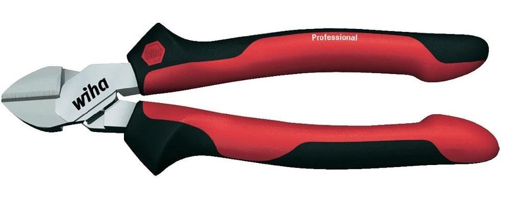Бокорезы силовые Professional 180 мм Wiha 2675098293777 Бокорезы силовые Professional 180 мм Wiha 2675098293777Полукруглые бокорезы Wiha Professional применяются для мягкой проволоки и для сильнейших нагрузок струнной проволоки в пианино. Износостойкий наложенный шарнир с выдерживающим высокую нагрузку заклепочным соединением. Wiha DynamicJoint обеспечивает оптимальную передачу усилия от руки на режущие кромки. Чистое отрезание с экономией сил благодаря специально отфрезерованной режущей кромке. Долговечные режущие кромки благодаря дополнительной индукционной закалке до твердости 64 HRC.Диаметр перекусываемой среднетвердой проволоки (750-800 Н/мм2): 3,8 мм.Диаметр перекусываемой твердой проволоки (1600-1800 Н/мм2): 2,7 мм. Диаметр перекусываемой закаленной пружинной стали (2200-2300 Н/мм2): 2,3 мм.