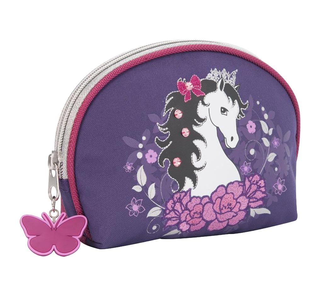 Монопенал Princess Horse72523WD Монопенал Princess Horse72523WDМонопеналвмещает большое количество письменных принадлежностей, послужит хорошим дополнением к рюкзаку или ранцу Цвет: Разноцветн. Тип пенала: Мягкий пенал. Пол: Для девочек . Возраст: Без ограничения . Форма пенала: Овал. Материал: Текстиль.