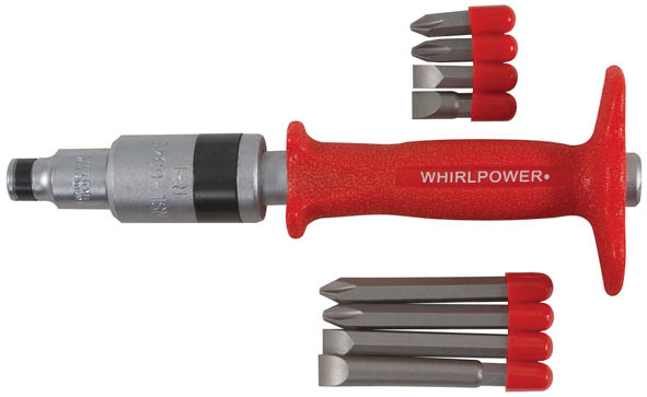 Отвертка ударная Whirlpower, с битами2706 (ПО) Отвертка ударная Whirlpower, с битами2706 (ПО)Ударная отвертка Whirlpower выполнена из стали с резиновым фартуком-защитой рук. В наборе: - биты из S2 стали (36 мм: PH2, PH3, SL8, SL10; 80 мм: PH2, PH3, SL8, SL10); - переходник для воротка 1/2 на биту 5/16. Материал: сталь, резина. Длина отвертки: 22 см.