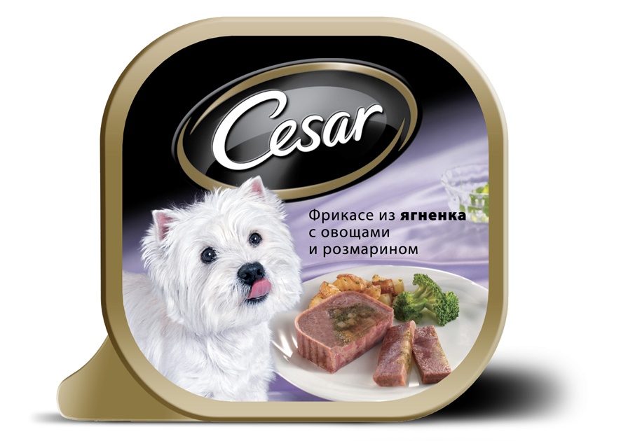 Консервы Cesar, для взрослых собак мелких пород, фрикасе из ягненка с овощами и розмарином, 100 г0120710 Консервы Cesar, для взрослых собак мелких пород, фрикасе из ягненка с овощами и розмарином, 100 г0120710Консервы Cesar - это полнорационный консервированный корм для взрослых собак мелких пород. Консервы представляют собой аппетитные кусочки мяса в подливе. Кроме того, в их состав входят овощи и ароматные травы, поэтому Cesar придется по душе даже самым привередливым собакам.Консервы приготовлены исключительно из натурального сырья. Не содержат искусственных красителей, консервантов и усилителей вкуса. Состав: ягненок (минимум 21%), курица, говядина, овощи (картофель - 4,3%, брокколи - 2,5%), растительное масло, розмарин, витамины и минеральные вещества.Пищевая ценность в 100 г: белки - 7,5 г, жир - 3,5 г, зола - 0,3 г, клетчатка - максимум 0,4 г, влага 85 г. Энергетическая ценность в 100 г: 70 ккал.Товар сертифицирован.