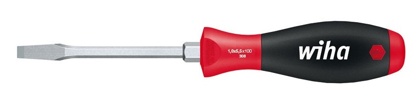 Отвертка SoftFinish под ключ шлиц 5,5x100 Wiha 0073398298130 Отвертка SoftFinish под ключ шлиц 5,5x100 Wiha 0073398298130Шлицевая отвертка Wiha SoftFinish для мастерской. Круглое жало выполнено из высококачественной хром-ванадий-молибденовой стали полной закалки, матовое хромирование. Наконечник Wiha ChromTop гарантирует максимальное соответствие размерности. Эргономичная многокомпонентная рукоятка Wiha SoftFinish с защитой от скатывания. Особенно подходит для сухой и обычной среды.Общая длина отвертки: 21 см.Длина жала: 10 см.Размер ручки: 11 см х 3 см х 3 см.