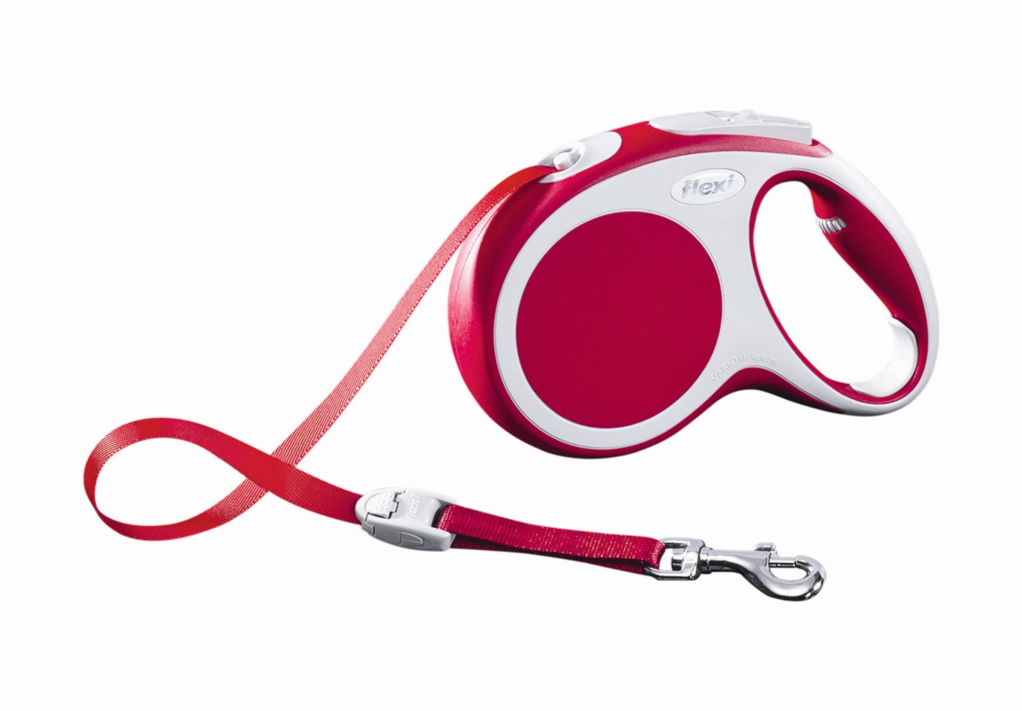 Поводок-рулетка Flexi Vario Compact М для собак до 25 кг, цвет: красный, 5 м0120710 Поводок-рулетка Flexi Vario Compact М для собак до 25 кг, цвет: красный, 5 м0120710Поводок-рулетка Flexi Vario Compact М изготовлен из пластика и нейлона. Ленточный поводок обеспечивает каждой собаке свободу движения, что идет на пользу здоровью и радует вашего четвероногого друга. Рулетка очень проста в использовании, оснащена кнопками кратковременной и постоянной фиксации. Ее можно оснастить - мультибоксом для лакомств или пакетиков для сбора фекалий, LED подсветкой корпуса, своркой или ремнем с LED подсветкой. Поводок имеет прочный корпус, хромированную застежку и светоотражающие элементы.Длина поводка: 5 м. Максимальная нагрузка: 25 кг.Товар сертифицирован.