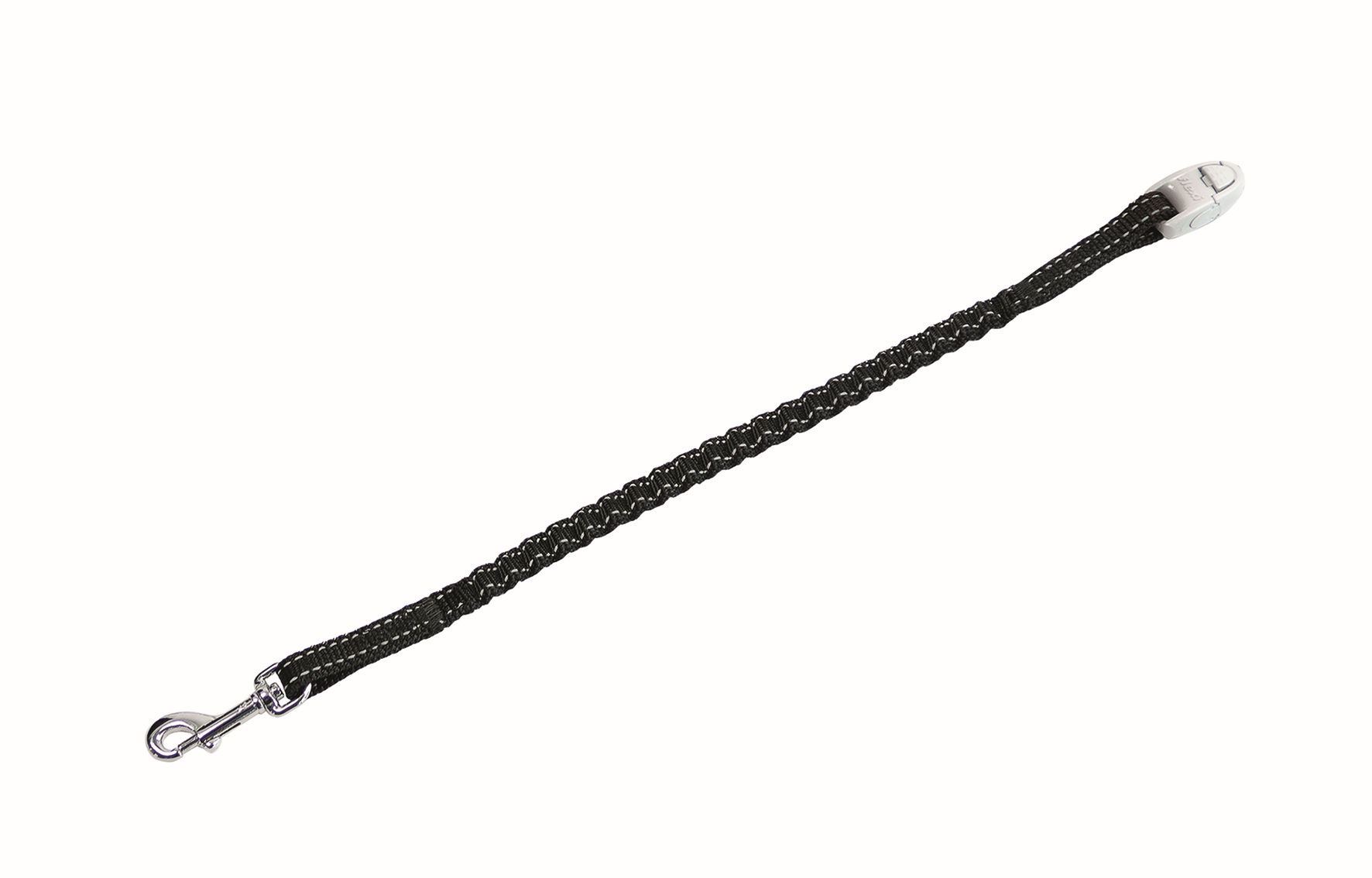 Ремень плавного торможения Flexi Vario Soft Stop Belt S, цвет: черный, 31 см0120710 Ремень плавного торможения Flexi Vario Soft Stop Belt S, цвет: черный, 31 см0120710Ремень плавного торможения Flexi Vario Soft Stop Belt S, изготовленный из нейлона, является амортизатором, специальным дополнением к поводку Flexi Vario размера S, смягчающим рывок собаки при торможении. Амортизатор пристегивается к поводку-рулетке с помощью специального крепежа из высокопрочного пластика. Ремень оснащен хромированным карабином для крепления к ошейнику.Длина ремня: 31 см. Ширина ремня: 1 см.Товар сертифицирован.