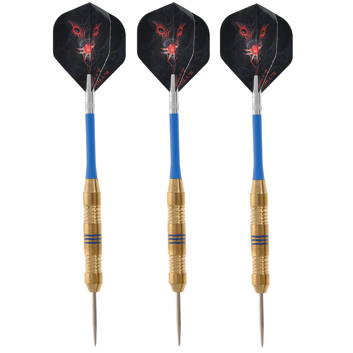 Набор дротиков Bulls Wizard-Steeldart, 22 г, 3 шт11953 Набор дротиков Bulls Wizard-Steeldart, 22 г, 3 шт11953Набор дротиков Bulls Wizard-Steeldart выполнен из высококачественной латуни и стали. Набор предназначен для игры в классический дартс. Комплект состоит из трех дротиков. Оперение дротика выполнено из нейлона Игра в дартс развивает меткость, глазомер, реакцию, мелкую моторику и чувство соперничества. А с набором дротиков Bulls Wizard-Steeldart играть будет в двойне приятнее!Возврат товара возможен только при наличии заключения сервисного центра. Время работы сервисного центра:Пн-чт: 10.00-18.00 Пт: 10.00- 17.00 Сб, Вс: выходные дни Адрес: ООО ГАТО, 121471, г.Москва, ул. Петра Алексеева, д 12., тел. (495)232-4670, gato@gato.ru
