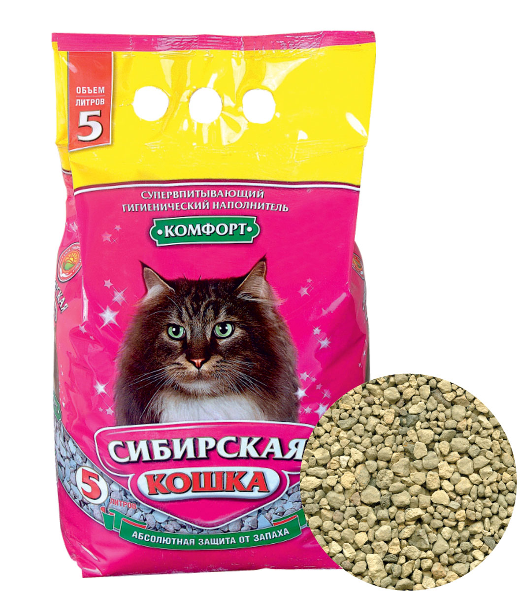 Наполнитель для кошачьих туалетов Сибирская Кошка Комфорт, 7 л0120710 Наполнитель для кошачьих туалетов Сибирская Кошка Комфорт, 7 л0120710Экологически чистый супервпитывающий наполнитель для кошачьих туалетовСибирская Кошка Комфорт производится из опоки - легкой, твердой, кремнистойсильно-тонко-пористой горной породы, богатой (до 97%) аморфным кремнеземом,с примесью песка и глинистых частиц. Опока - сильный адсорбент. Полностьюпоглощает все неприятные запахи, подавляет рост бактерий и другихмикроорганизмов. Быстро впитывает влагу. Не образует никаких комков и грязи,поэтому не требуется ежедневного ухода за кошачьим туалетом. Состав: опока (горная порода). Объем: 7 л.Товар сертифицирован.
