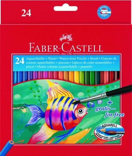 Акварельные карандаши COLOUR PENCILS с кисточкой, набор цветов,в картонной коробке, 24 шт.72523WD Акварельные карандаши COLOUR PENCILS с кисточкой, набор цветов,в картонной коробке, 24 шт.72523WDВид карандаша: Акварельный.Материал: дерево.