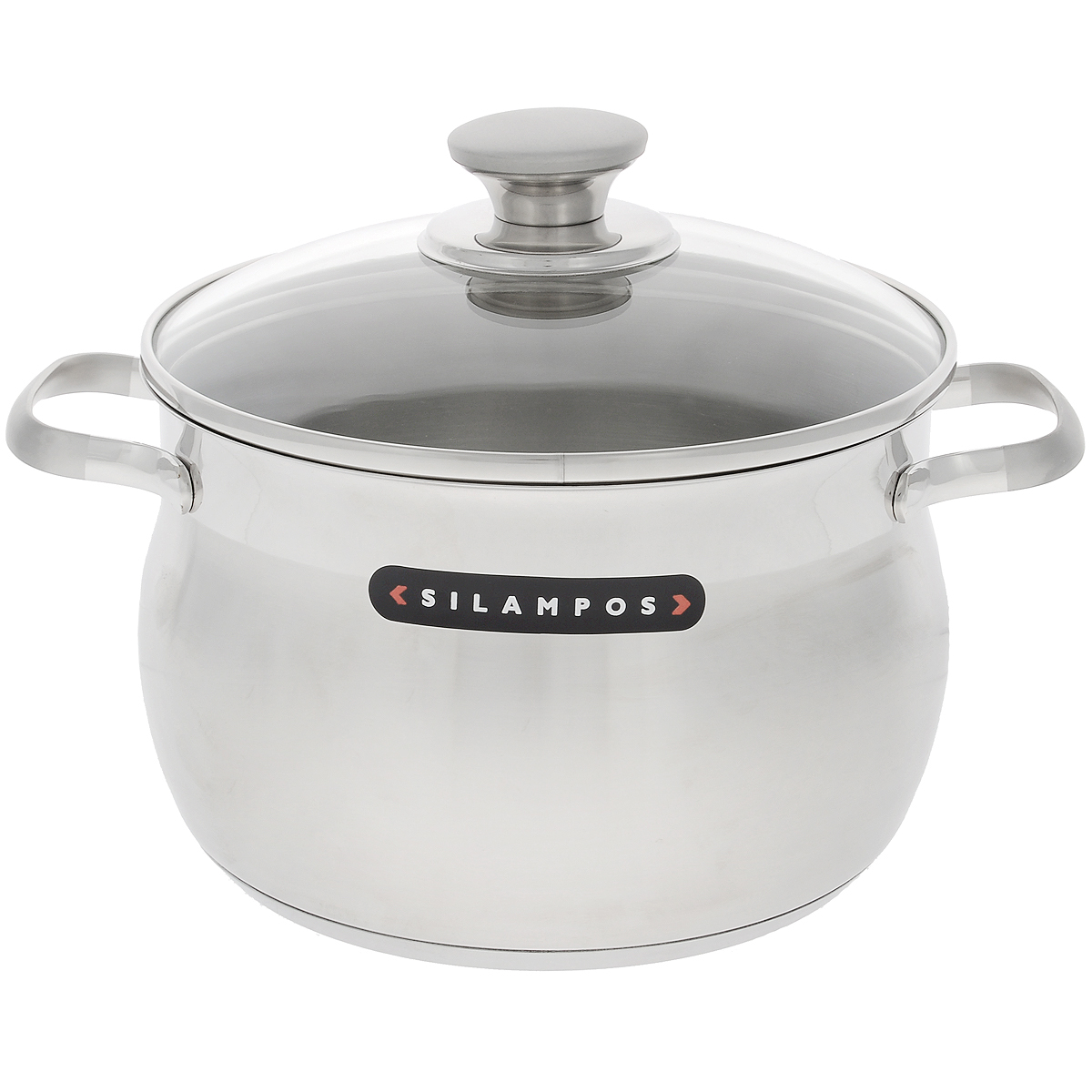 Кастрюля Silampos Royal Satin с крышкой, 4,1 л54 009312 Кастрюля Silampos Royal Satin с крышкой, 4,1 л54 009312Кастрюля Silampos Royal Satin изготовлена из высококачественной нержавеющей стали с матовой внутренней и внешней полировкой. Зеркальный ободок у кромки с внешней стороны придает посуде стильный внешний вид. Термическое дно Impact Disc Plus выдерживает температуры до двух раз превосходящую максимальную температуру, необходимую для приготовления пищи. Изделие оснащено прочными стальными ручками. Специальные изогнутые бортики посуды обеспечивают легкое и аккуратное выливание жидкости. Крышка, выполненная из жаропрочного стекла с ободом из нержавеющей стали, плотно прилегает к краю посуды.Кастрюлю можно использовать на всех типах плит, включая индукционные. Можно мыть в посудомоечной машине.Посуда Silampos производится с использованием самых последних достижений в области производства изделий из нержавеющей стали. Алюминиевый диск инкапсулируется между дном кастрюли и защитной оболочкой из нержавеющей стали под давлением 1500 тонн. Этот высокотехнологичный процесс устраняет необходимость обычной сварки, ахиллесовой пяты многих производителей товаров из нержавеющей стали. Вместо того, чтобы сваривать две металлические детали вместе, этот процесс соединяет алюминий и нержавеющей стали в единое целое. Метод полной инкапсуляции позволяет с абсолютной надежностью покрыть алюминиевый диск нержавеющей сталью. Это делает невозможным контакт алюминиевого диска с открытым огнем и активной средой некоторых моющий средств. Посуда Silampos является лауреатом многочисленных Португальских и Европейских конкурсов, и по праву сохраняет лидирующие позиции на рынке кухонной посуды в Европе и мире. Посуда изготовлена из нержавеющей стали с добавлением 18% хрома и 10% никеля. Посуду можно мыть в посудомоечной машине, использовать на всех видах плит (газовые, электрических, керамических и индукционных). Оснащена специальным алюминиевым диском - Impact Disk, разработанным с применением передовой технологии соединения диска с дном кастрюли и защитной оболочкой из нержавеющей стали под высоким давлением. Выдерживают температуру до 600°С. Использование алюминиевого жарораспределяющего диска позволяет значительно сократить время приготовления пищи. Производство Португалия.