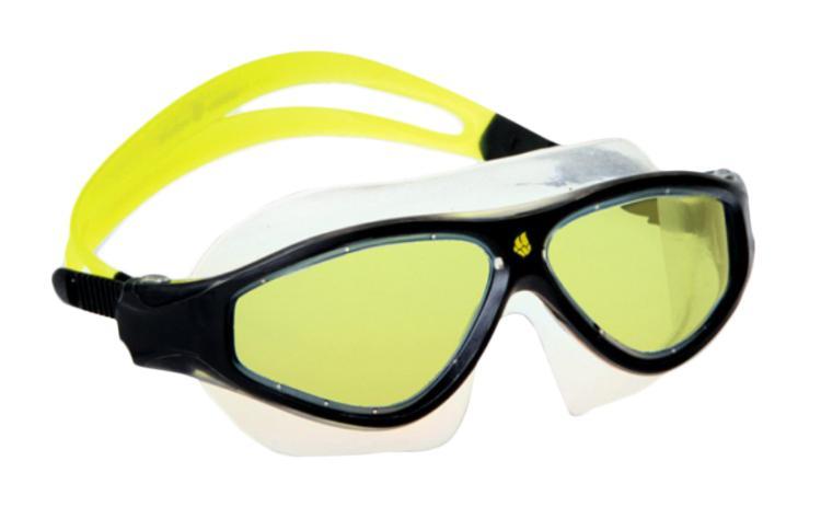 Маска для плавания MadWave Flame Mask, цвет: желтый, черныйTS M-211 T/BK Маска для плавания MadWave Flame Mask, цвет: желтый, черныйTS M-211 T/BKМаска для водных видов спорта с автоматической системой регулировки ремешков на корпусе. Закрывает чувствительную зону вокруг глаз. Улучшенная антизапотевающая защита стекла благодаря внедрению антифога капиллярным способом. Защита от ультрофиолетовых лучей UV 400. Целлюлозополимерные линзы. Вид переносицы — моноблок. Рамка — полипропилен, обтюратор — термопластичная резина. Силиконовый ремешок. Комплектация:Маска.Чехол. Характеристики: Материал: силикон, поликарбонат, резина. Размер маски: 17,5 см х 6,5 см. Цвет: желтый, черный. Размер упаковки: 20 см х 8 см х 6 см. Артикул: M0461 02 0 06W.
