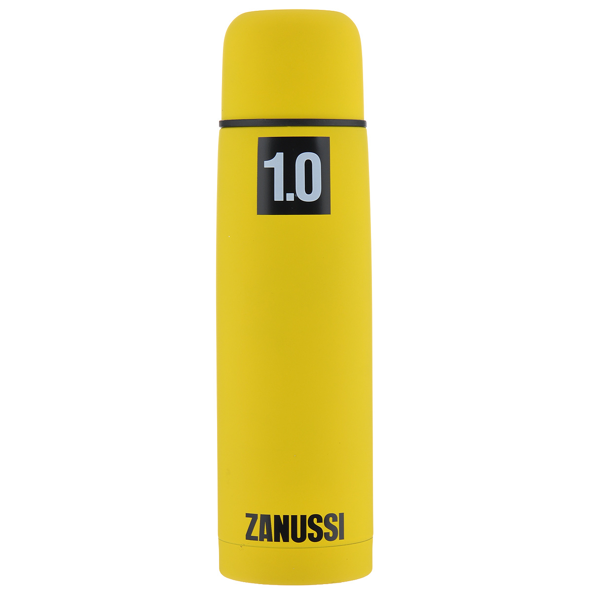 Термос Zanussi, цвет: желтый, 1 л115510 Термос Zanussi, цвет: желтый, 1 л115510Термос с узким горлом Zanussi, изготовленный из высококачественной нержавеющей стали 18/10, является простым в использовании, экономичным и многофункциональным. Корпус изделия оснащен резиновым покрытием, благодаря чему термос практически невозможно разбить, он защищен от сколов. Термос с двухстеночной вакуумной изоляцией, предназначенный для хранения горячих и холодных напитков (чая, кофе), сохраняет их до 12 часов горячими и холодными в течении 24 часов. Изделие укомплектовано пробкой с кнопкой. Такая пробка удобна в использовании и позволяет, не отвинчивая ее, наливать напитки после простого нажатия. Изделие также оснащено крышкой-чашкой. Легкий и прочный термос Zanussi сохранит ваши напитки горячими или холодными надолго.