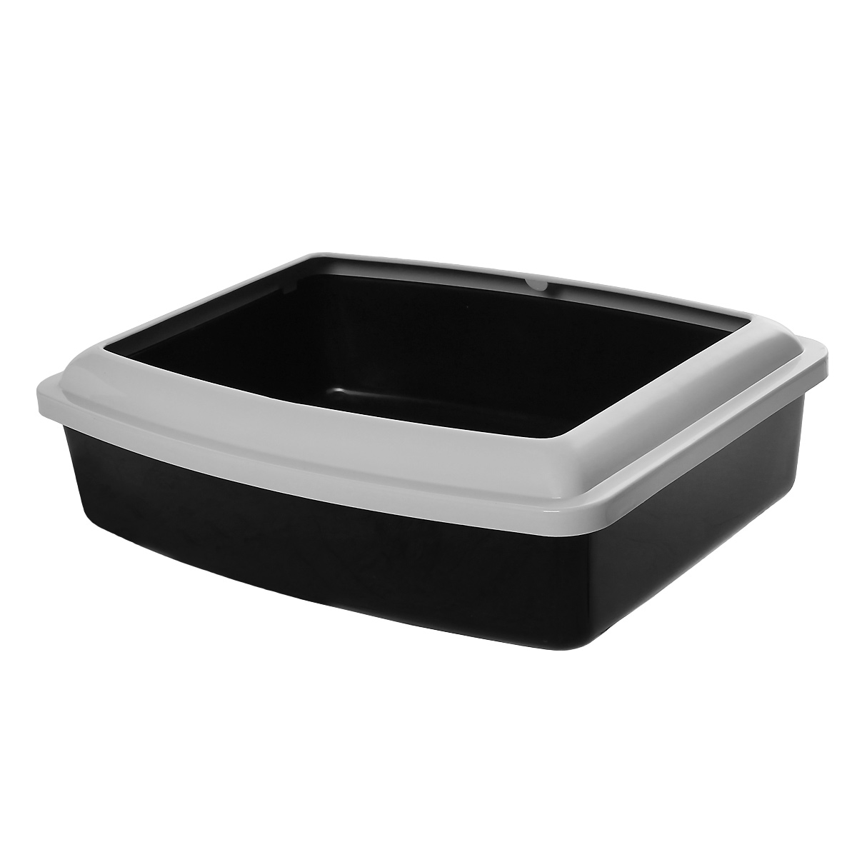 Туалет для кошек Savic Oval Trey Medium, с бортом, цвет: черный, серый, 42 см х 33 см0120710 Туалет для кошек Savic Oval Trey Medium, с бортом, цвет: черный, серый, 42 см х 33 см0120710Туалет для кошек Savic Oval Trey Medium изготовлен из качественного прочного пластика. Высокий цветной борт, прикрепленный по периметру лотка, удобно защелкивается и предотвращает разбрасывание наполнителя. Это самый простой в употреблении предмет обихода для кошек и котов.