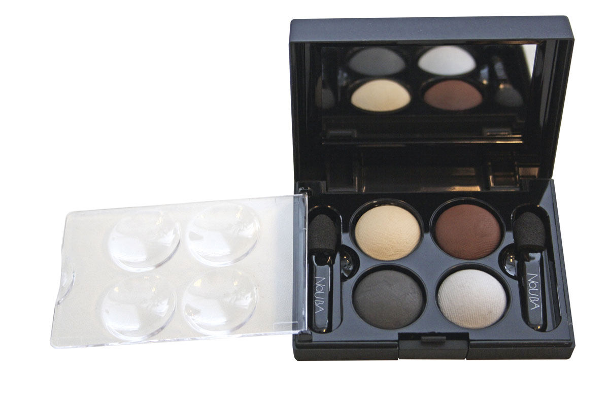 NoUBA Тени для век Quattro Eyeshadow Mat, запеченные, 4 цвета, тон №642, 2,4 г28032022 NoUBA Тени для век Quattro Eyeshadow Mat, запеченные, 4 цвета, тон №642, 2,4 г28032022Мягкая бархатистая текстура дает тончайшее покрытие, обеспечивая при этом насыщенный цвет. Особые минеральные пигменты в составе создают оптический anti-wrinkle effect, т.е. визуально минимизируют морщинки, придавая взгляду открытость, четкость и выразительность. Эти соблазнительные оттенки создают взгляд, полный чувственности и элегантности. Для получения более глубокого и более совершенного цвета и его сохранения на длительное время, используйте для нанесения на веки увлажненную кисточку для теней.Товар сертифицирован.