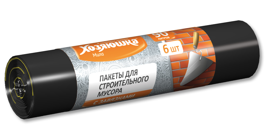Пакеты для строительного мусора Хозяюшка Мила, цвет: черный, 90 л, 6 шт531-105 Пакеты для строительного мусора Хозяюшка Мила, цвет: черный, 90 л, 6 шт531-105Пакеты для строительного мусора Хозяюшка Мила из хозяйственного полиэтилена высокого давления. Они предназначены для утилизации мусорных отходов, при ремонтных и строительных работах. Максимально плотные, прочные, надежные пакеты для выноса строительного мусора.Объем мешка: 90 л.Количество в упаковке: 6 шт. Размер мешка: 75 см х 90 см.