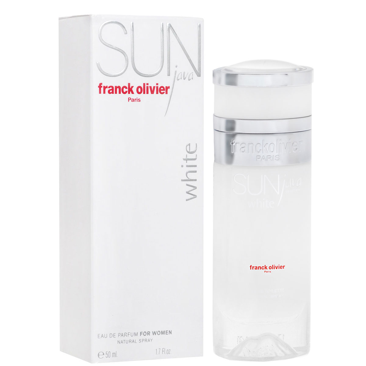 Franck Olivier Парфюмерная вода Sun Java White, женская, 50 мл44680 Franck Olivier Парфюмерная вода Sun Java White, женская, 50 мл44680Sun Java White от Franck Olivier - утонченный, нежный и причудливый аромат.Дыня, персик и кокос кружатся в цветочном танце вместе с великолепным жасмином, цветами апельсинового дерева и восхитительным иланг-илангом. Кульминацией аромата является фейерверк чарующих оттенков пачули, сладкой ванили, чувственного мускуса и экзотических бобов тонка.Настоящий фестиваль яркости, радости и благозвучия.Товар сертифицирован. Классификация аромата: цветочный, фруктовый.Пирамида аромата:Верхние ноты: тангерин, черная смородина, дыня, персик, кокос.Ноты сердца: жасмин, апельсиновый цвет, иланг-иланг.Ноты шлейфа: мускус, сандаловое дерево, пачули, тонка бобы, ваниль.Ключевые словаЯркий, радостный, нежный!Самый популярный вид парфюмерной продукции на сегодняшний день - парфюмерная вода. Это объясняется оптимальным балансом цены и качества - с одной стороны, достаточно высокая концентрация экстракта (10-20% при 90% спирте), с другой - более доступная, по сравнению с духами, цена. У многих фирм парфюмерная вода - самый высокий по концентрации экстракта вид товара, т.к. далеко не все производители считают нужным (или возможным) выпускать свои ароматы в виде духов. Как правило, парфюмерная вода всегда в спрее-пульверизаторе, что удобно для использования и транспортировки. Так что если духи по какой-либо причине приобрести нельзя, парфюмерная вода, безусловно, - самая лучшая им замена.Товар сертифицирован.