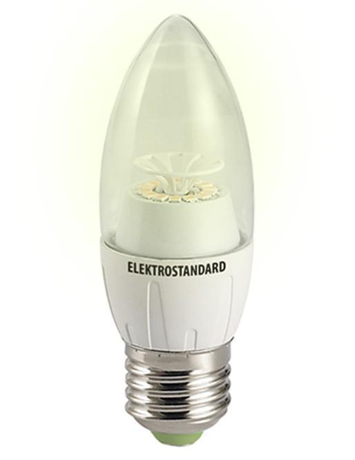 Светодиодная лампа ElektrostandardСвеча CR 12SMD 6W 3300K E27C0039282 Светодиодная лампа ElektrostandardСвеча CR 12SMD 6W 3300K E27C0039282Светодиодные лампы Elektrostandardблагодаря низкому потреблению и высокой энергоэффективности являются одним из самым перспективным видом освещения. Светодиодные лампы Электростандард можно устанавливать во все светильники в которых используются лампы накаливания, эноргосберегающие, галогенные. Срок службы светодиодных ламп составляет от 30000 до 50000 часов и не зависит от количества включения и выключения,Напряжение: 220 вольт