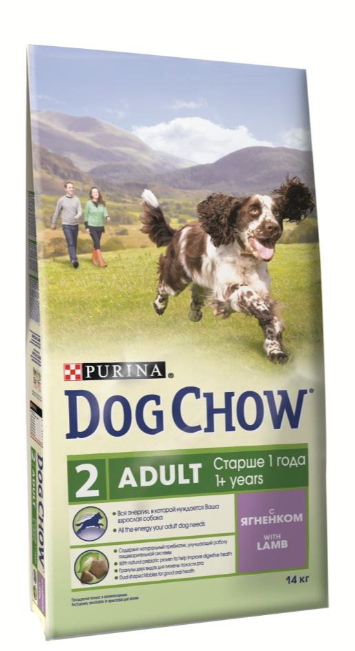 Корм сухой Dog Chow Adult для взрослых собак, с ягненком, 14 кг101246 Корм сухой Dog Chow Adult для взрослых собак, с ягненком, 14 кг101246Корм сухой Dog Chow Adult - полнорационный корм для взрослых собак старше 1 года с ягненком. Рецептура кормов Dog Chow составлена таким образом, чтобы ваша взрослая собака получала необходимое количество питательных веществ, для удовлетворения своих энергетических потребностей. Содержит натуральный пребиотик, улучшающий работу пищеварительной системы. В состав корма входит цикорий - источник натурального пребиотика, который способствует росту численности полезных кишечных бактерий и нормализации деятельности пищеварительной системы. Гранулы двух видов для гигиены полости рта. Специальная форма и текстура гранул способствует легкому пережевыванию и поддержанию здоровья полости рта. Наши диетологи и заводчики тщательно протестировали это сочетание гранул для гарантии того, что они подходят и нравятся взрослым собакам различных пород. Добавление витаминов группы В способствует равномерному высвобождению энергии из белков и жиров пищи, что позволяет собаке сохранять выносливость более продолжительное время и дольше оставаться активной. Оптимальное содержание белка, чтобы обеспечить продолжающееся формирование крепкой мускулатуры у вашей активной взрослой собаки. Незаменимые минеральные элементы и витамины для сохранения прочности зубов и костей. Состав: злаки, мясо и продукты переработки мяса (8%), продукты переработки сырья растительного происхождения, масла и жиры, экстракт растительного белка, овощи (сухой корень цикория), минеральные вещества, витамины. Добавленные вещества (на 1 кг): витамин А 21000 МЕ; витамин D3 1200 МЕ, витамин Е 100 МЕ, витамины группы В 83,5 мг, железо 87,2 мг, йод 2,2 мг, медь 9,7 мг, марганец 6,6 мг, цинк 157,2 мг, селен 0,21 мг. Гарантируемые показатели: белок 25%, жир 12%, сырая зола 8%, сырая клетчатка 3%.Вес: 14 кг.Товар сертифицирован.